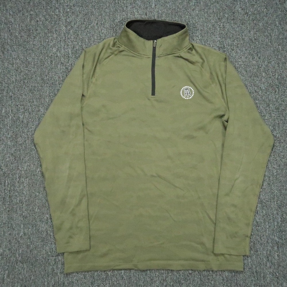 UNRL Pullover Mens Small Green Performance Quarter Zip Barstool Sports‎